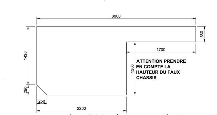 Plan Cellule 4x4 de profil