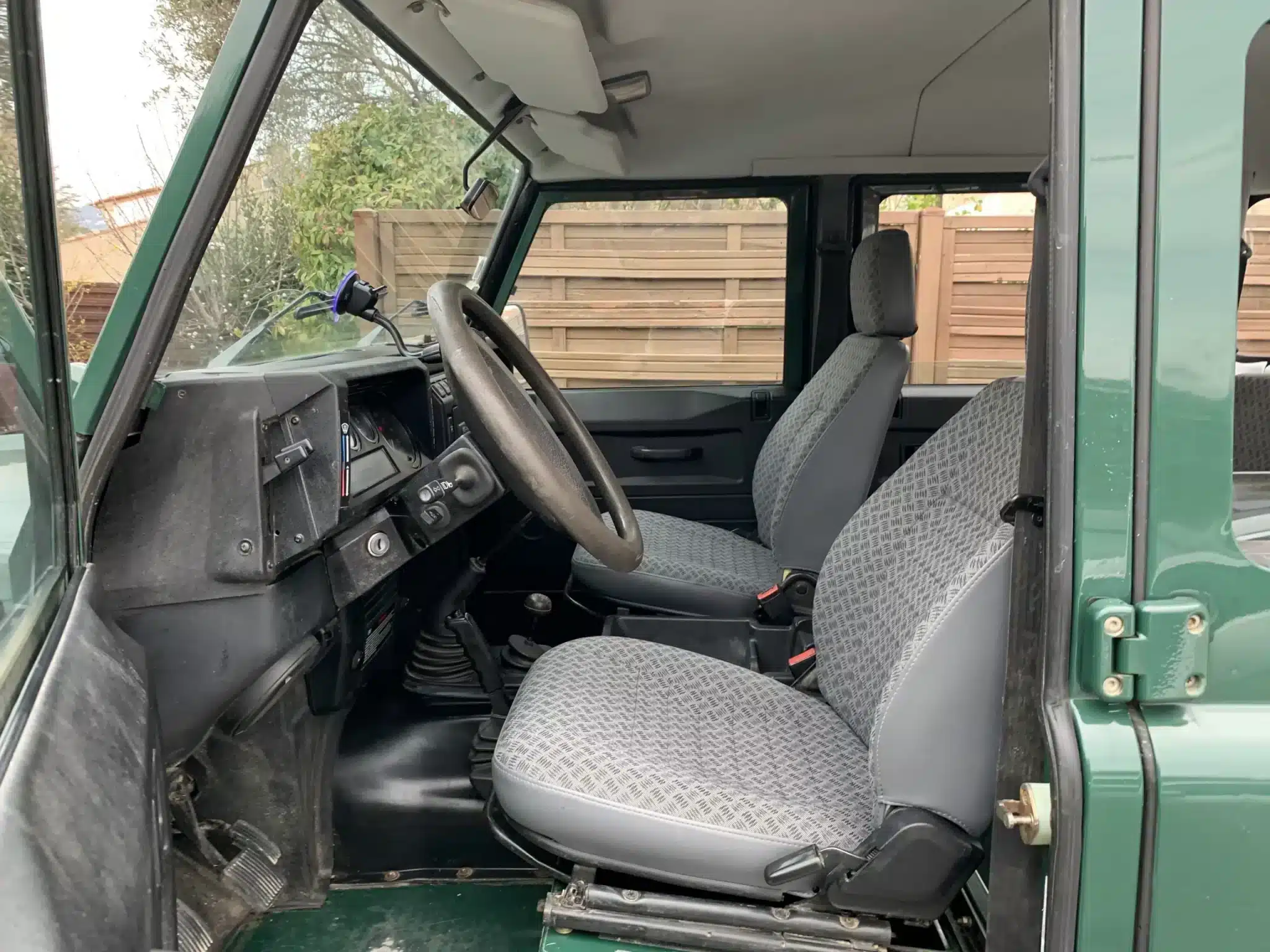 remise des sièges dans le defender