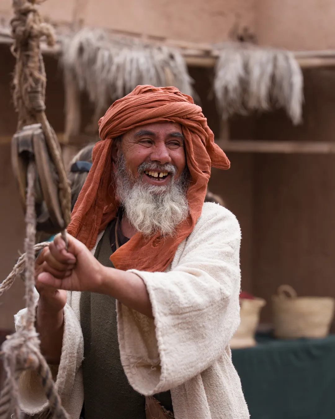 Kasbah in the Ouarzazate region on the road of a thousand kasbahs