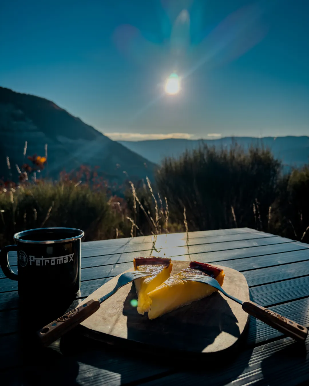 Sunrise while overlanding