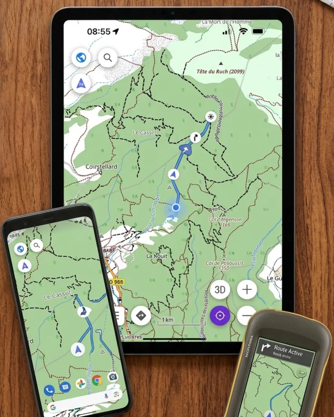 Offline navigation and orientation among the 4x4 essentials for a road trip